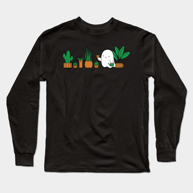 Ghost Plant Parent Long Sleeve T-Shirt by Made by Chanamon